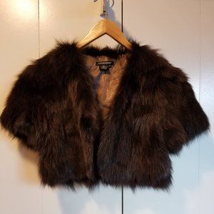 Real Fox Fur Shrug/Bollero/Short Jacket